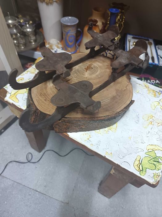 Антични ретро стоманени кънки за лед POLAR-KAMERAD