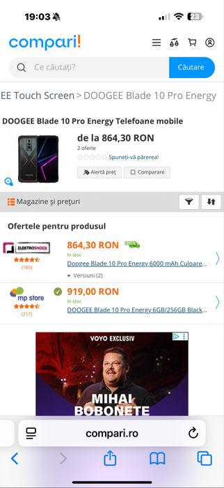 DooGee Blade10 Pro Energy 256gb 32gb nou sigilat