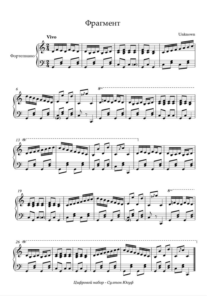 Профессиональный набор нот в Sibelius