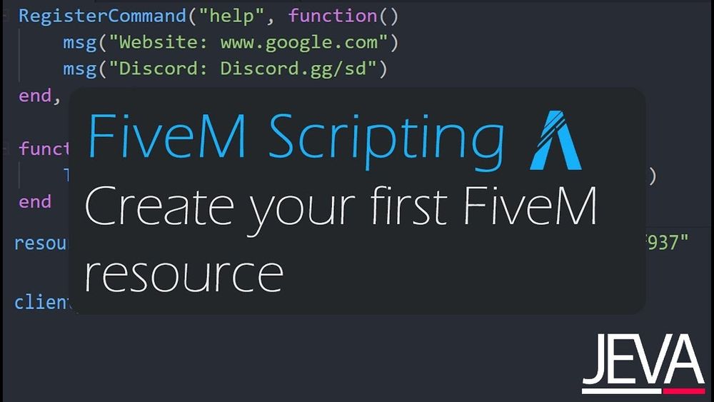 Vând servere fivem servici scripting