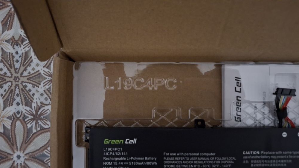 Baterie Green Cell nouă L19C4PC1