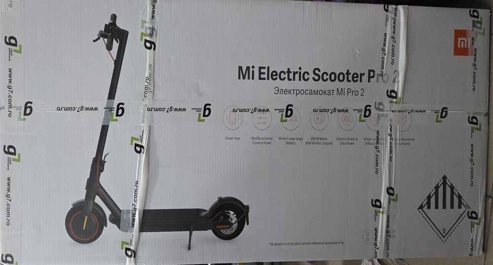 Trotineta electrica Xiaomi Mi Electric Scooter Pro 2,putere motor 300W