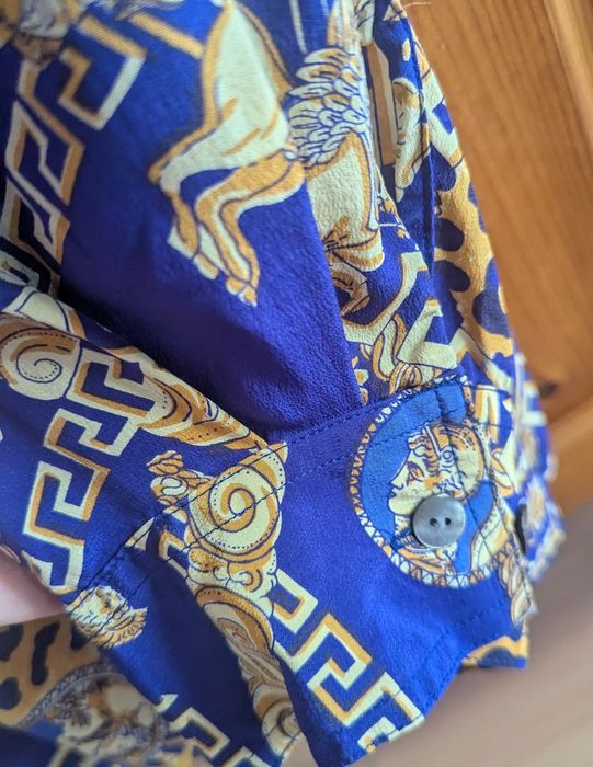 Дамска Копринена риза Бароков стил  XL