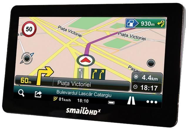 Gps - Navigatie Smailo HD x 5.0 Travel, funcție eBook Reader