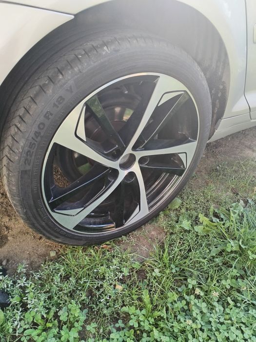 Jante pe 18 pentru audi, Skoda, w,cu anvelope Continental dot 2025