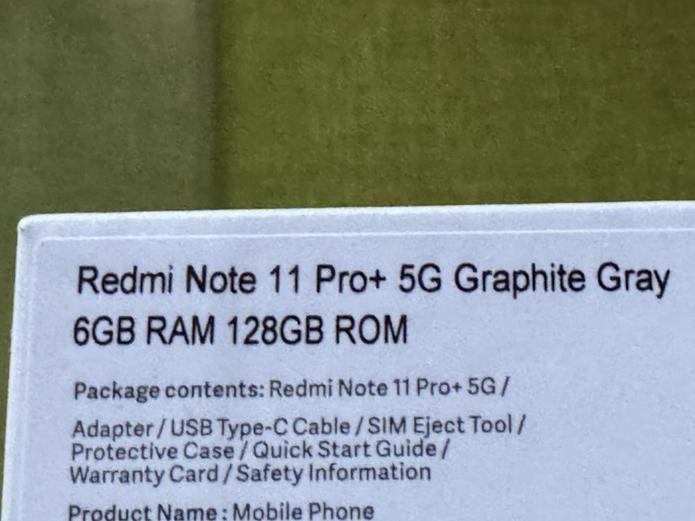 Xiaomi redmi note 11 pro plus 5g