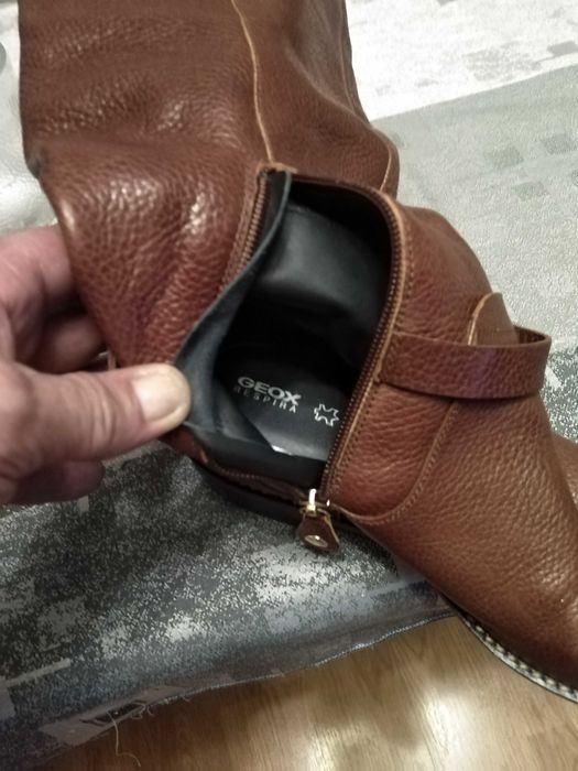 Дамски ботуши GEOX естествена кожа. НОВИ! 38номер