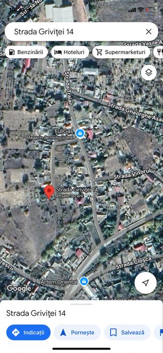 Teren intravilan 4886 mp + casa veche-Isaccea str Grivitei nr 14