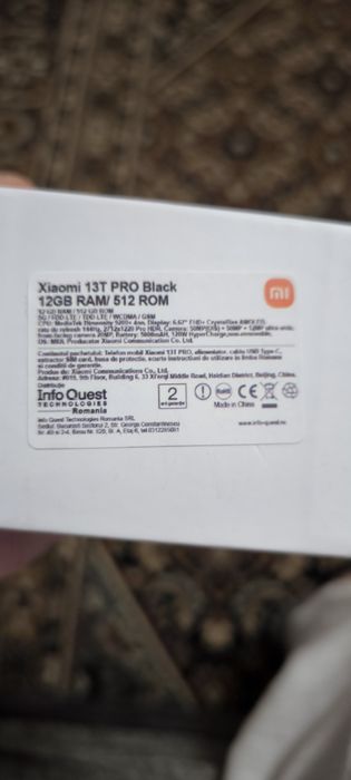 Vând telefon Xiaomi 13 t pro