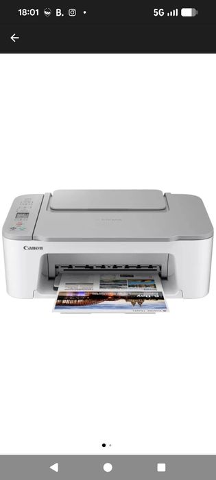 Imprimanta Canon Pixma TS3451, Wireless, A4