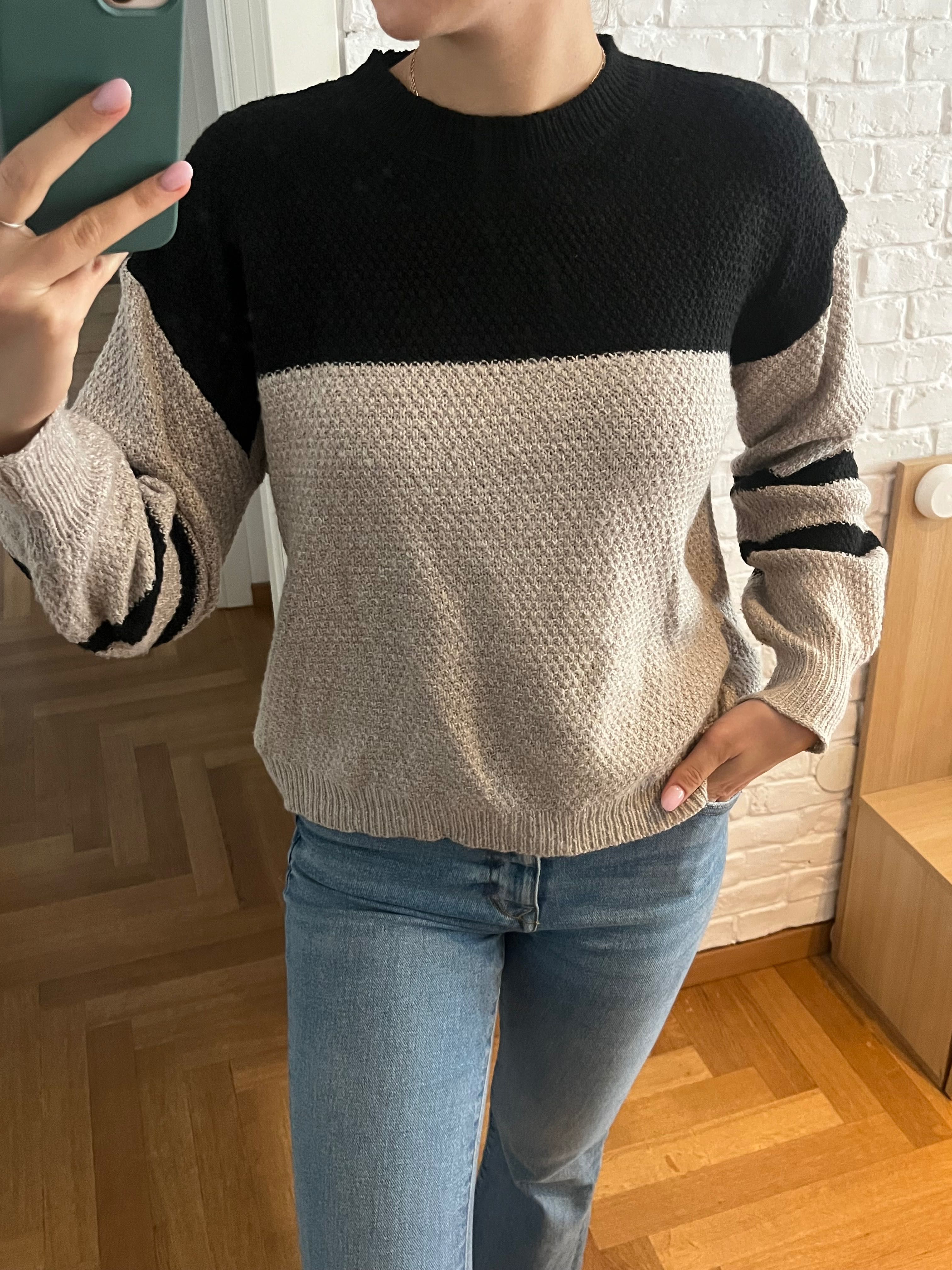Pullover loose fit si subtire Shein