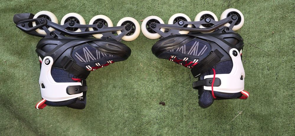 Role fitness FIT500 Albastru-negru; bărbați-OXELO