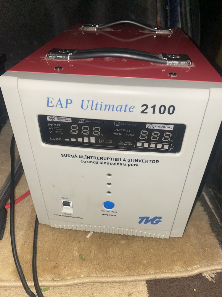 Redresor EAP ULTIMATE 2100 + 3 baterii 12v