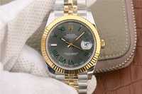 Rolex Datejust II Grey Green Roman Dial Swiss 1 la 1