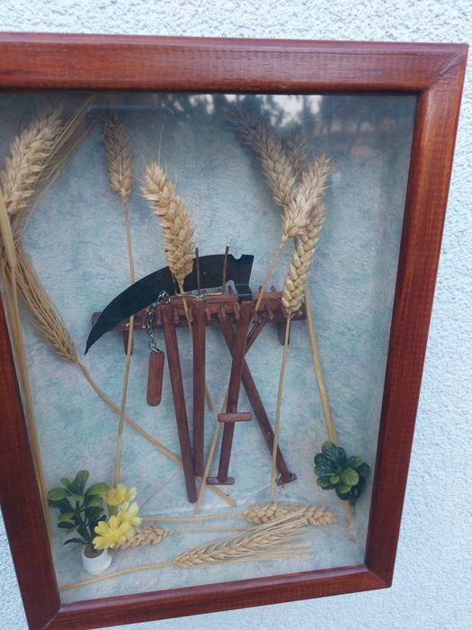 Accesoriu decorațiune lemn vintage colectie Franța 1950