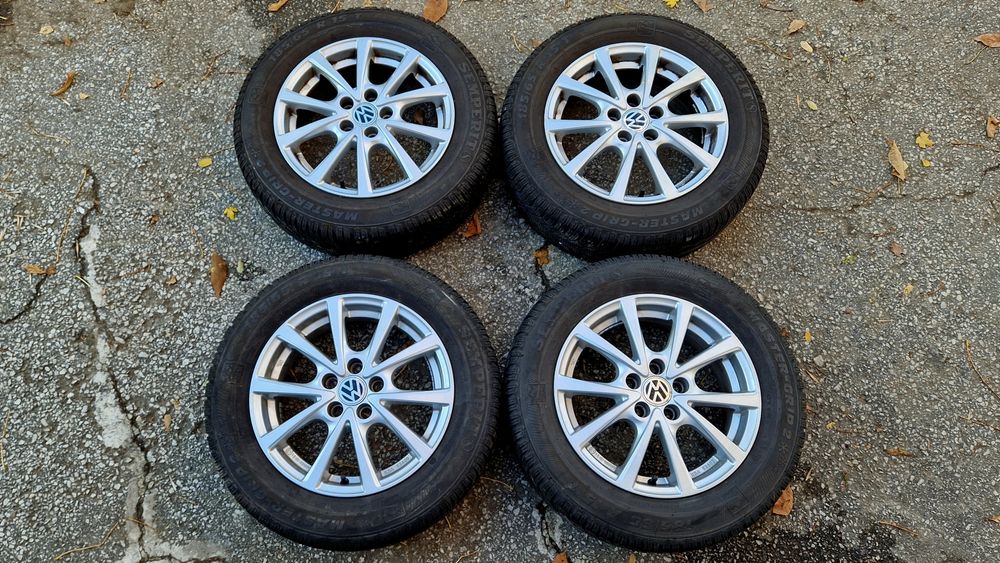 VW 15 5х100 лети джанти Фолксваген Шкода Сеат. 185/65/15 зимни. 5x100