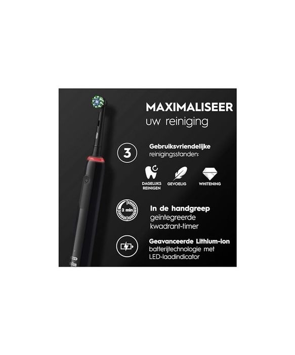 Periuta de dinti electrica Oral-B Pro 3 3500, Design Edition floral