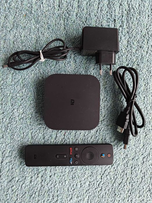 Mediaplayer Xiaomi MI TV Box S, 4K, HDR, Control Voce, Negru
