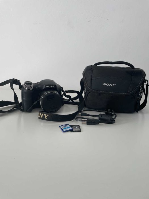 Фотоапарат Sony DSC-H300, 20.1MP + Чанта + 8GB + 2GB карти