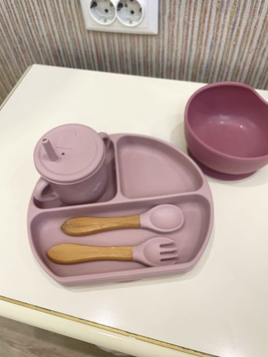 Продам детскую силиконовую посуду