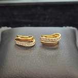 ( B29774.1 / Ag28 Doi Baieti ) Cercei Aur 14K - 3.35 grame / 1150 lei
