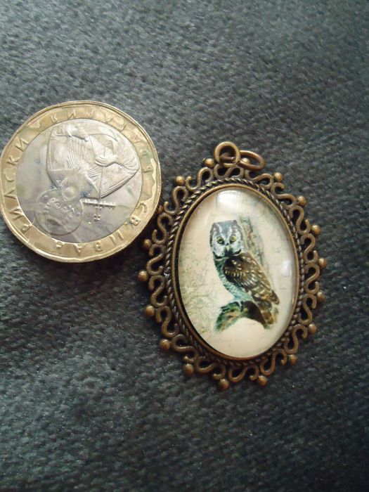 сребърна висулка , гривна