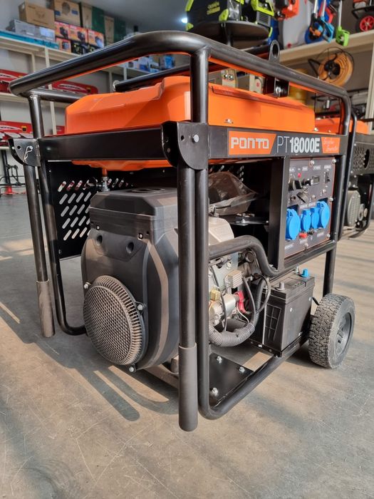 Benzin Generator PONTO PT18000E — 14 kVt, Elektro Start