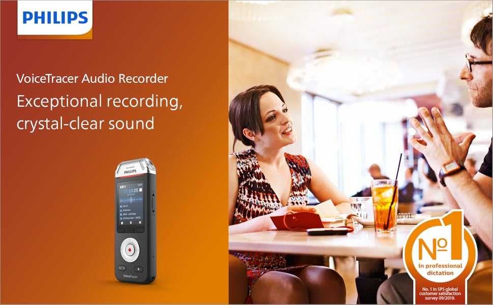 Fabricat in Coreea reportofon Philips DVT2110 color profesional stereo