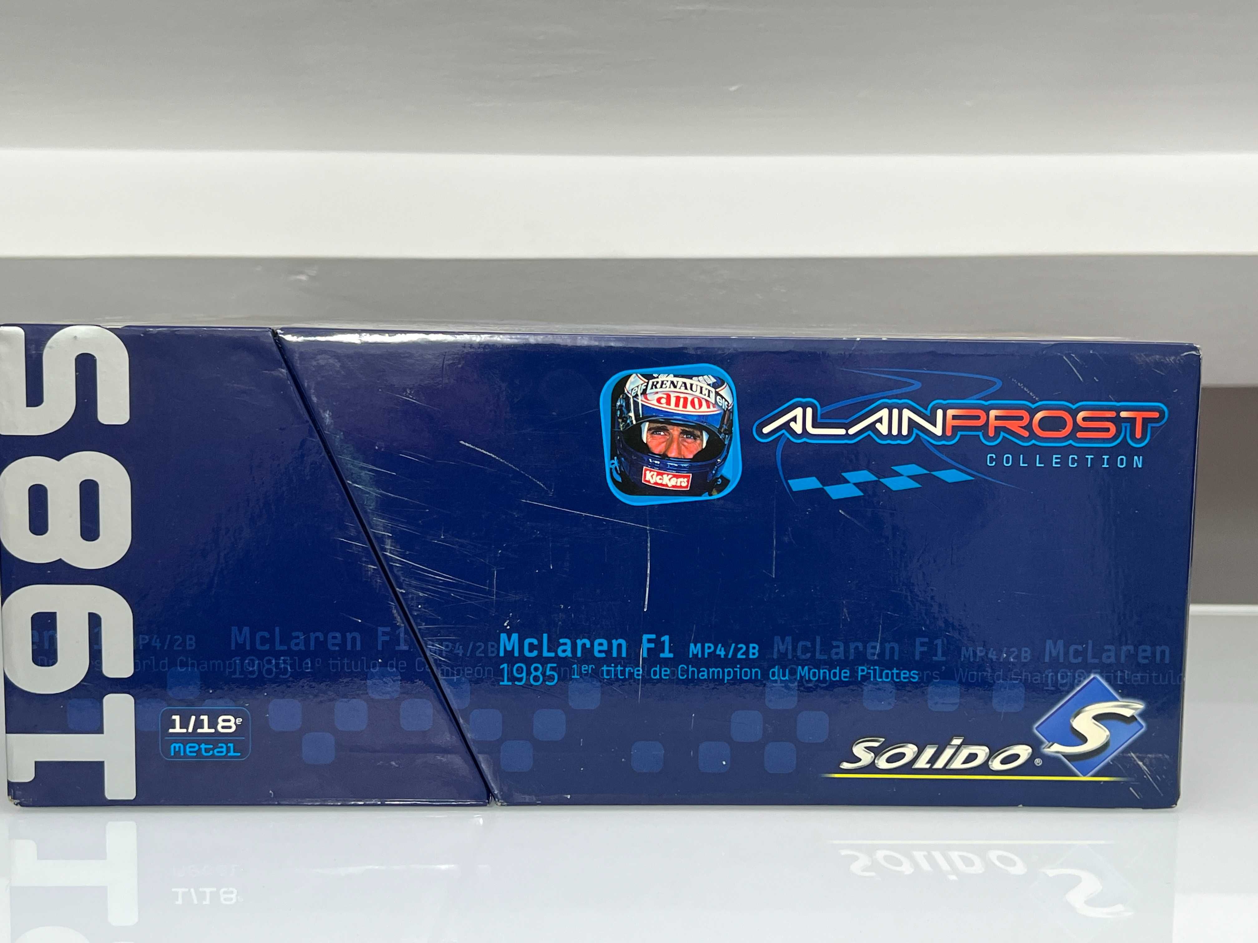 Macheta Auto 1/18 Solido Mclaren F1 MP4/2B 1985 Formula 1 Champion