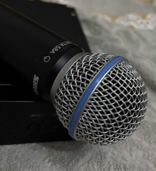 Microfon wireles shure beta58a, cu blx24r !