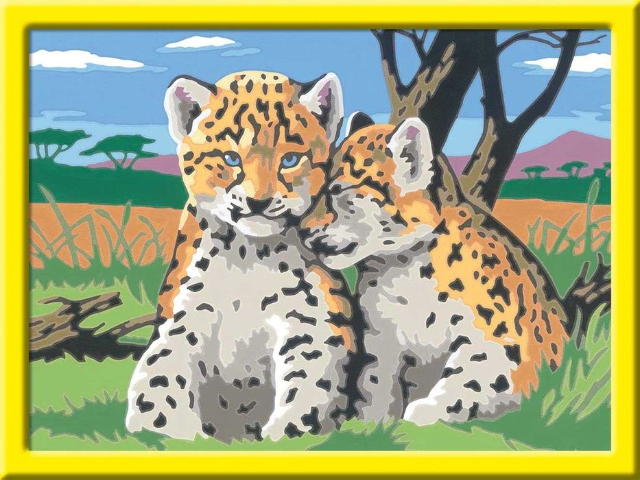 ЧИСТО НОВ комплект за рисуването по номера. Ravensburger
