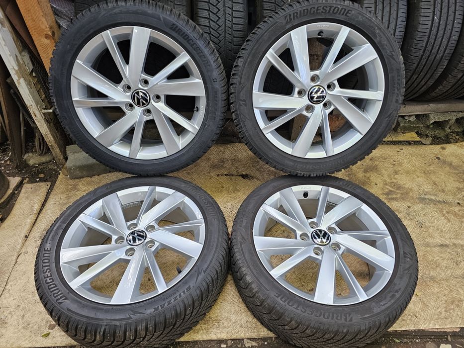 Jante aliaj 17" Skoda Octavia/Audi/Volkswagen anvelope iarna 205 50 17