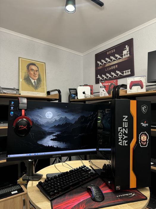 Игравой компьютер  ПК монитор полный комплект