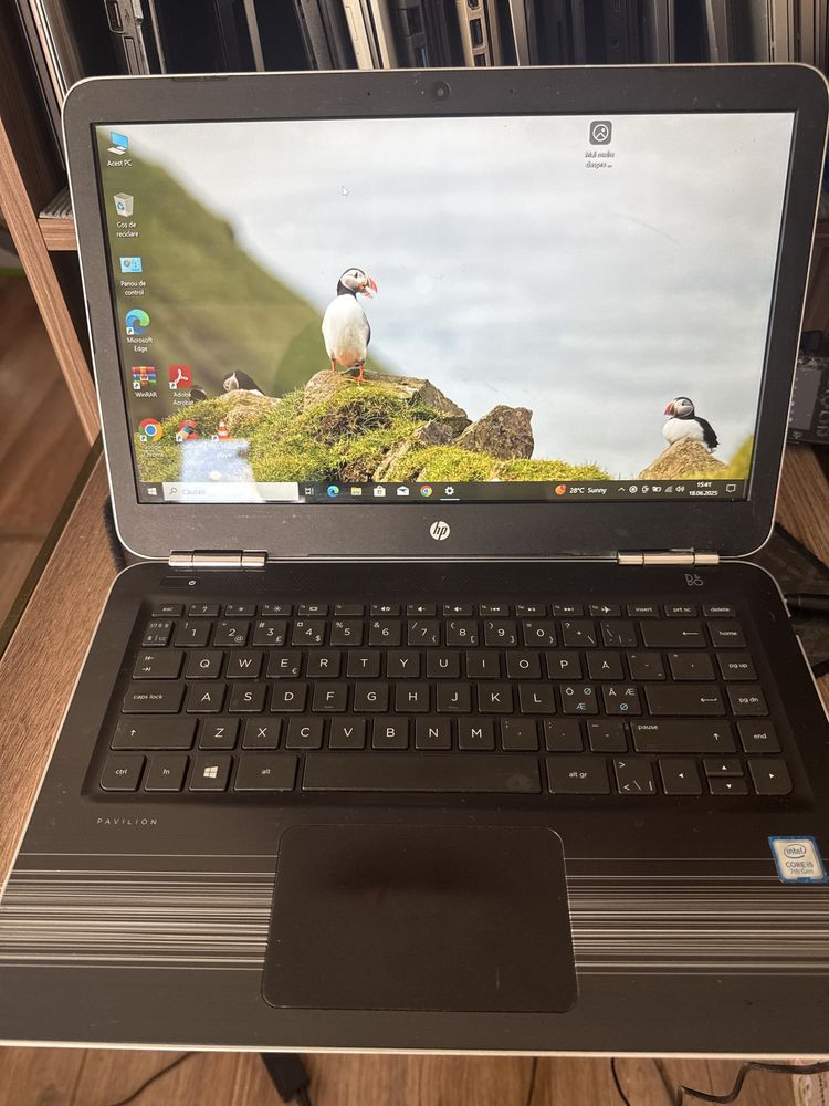 Laptop Hp 14 i5 7gen 8g 256g m2 14 fhd