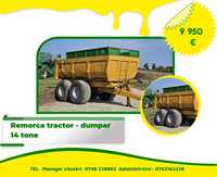 Remorca tractor - dumpar 14 tone