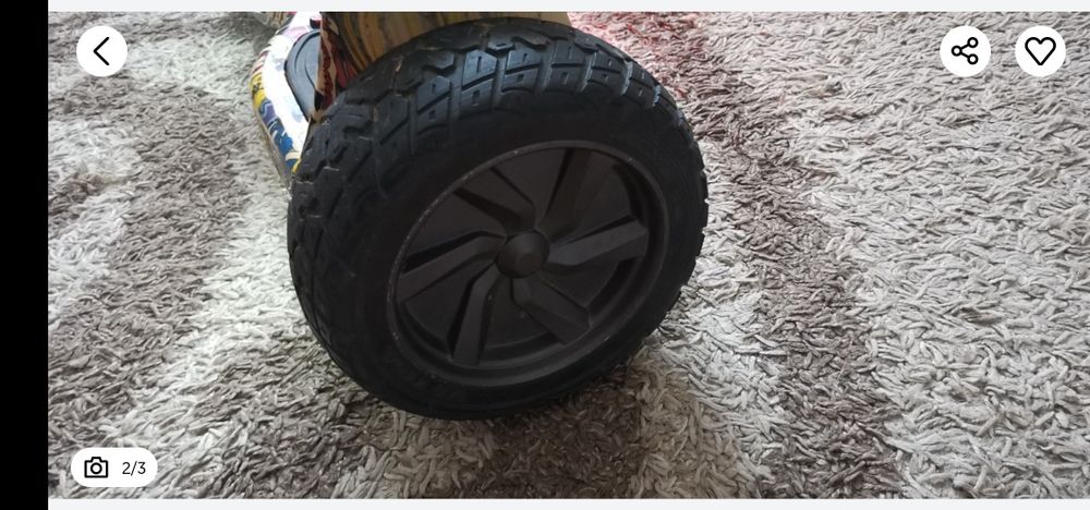 Hoverboard cu roti mari de 8,5 inch + hover kart cadou