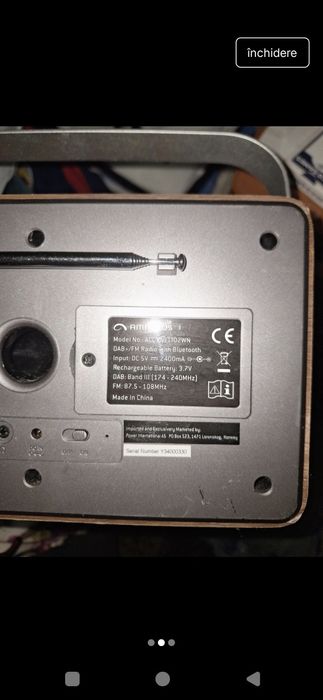 Radio dab Amadeus cu Bluetooth