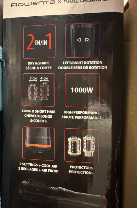 Perie rotativa Rowenta x Karl Lagerfeld 1000w