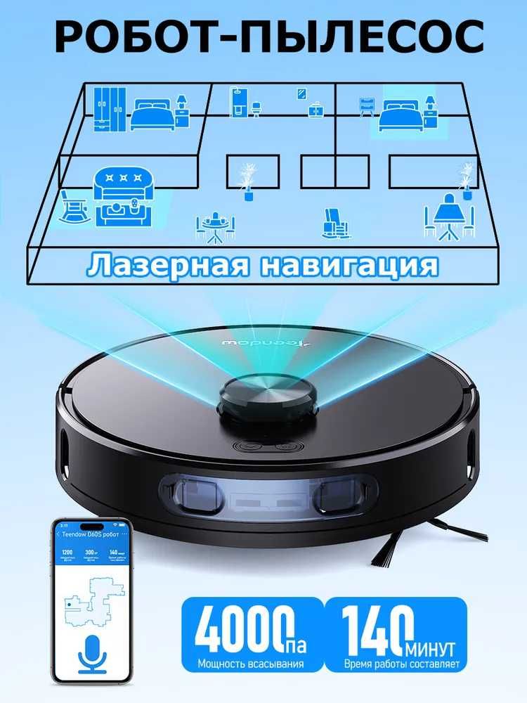 Робот-пылесос D60S