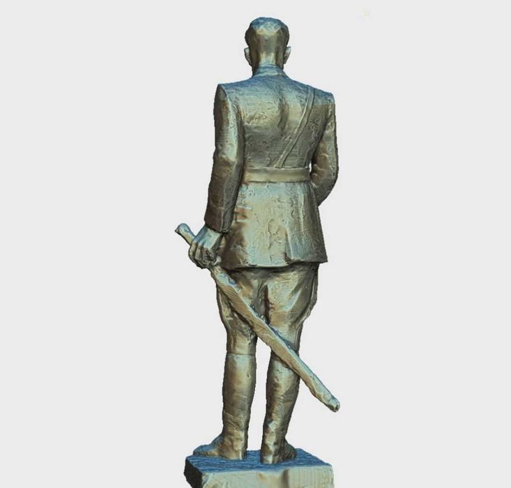 Sculptura Rege (macheta de gips patinat)