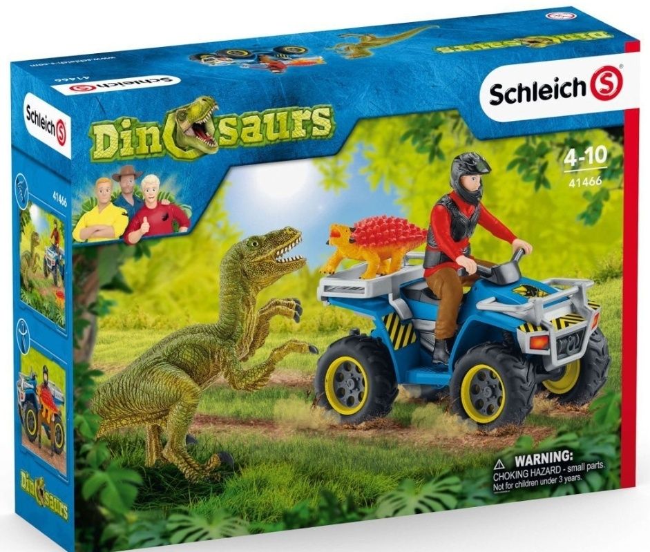 Jucarii Schleich dinozauri si atv