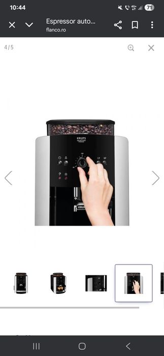 Espressor automat Krups EA811810, 15 bari,garanție Flanco, stare perf