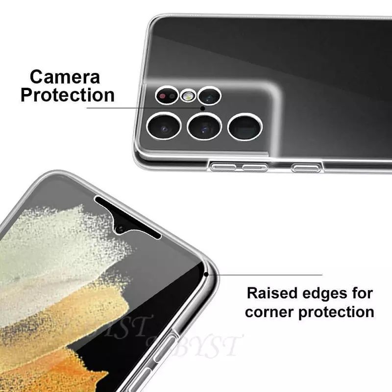Прозрачен 360° Градуса Кейс за Samsung Galaxy S21 / S21+ / Ultra