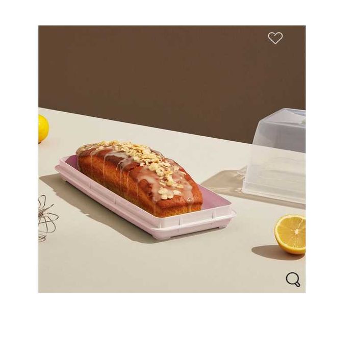 Кутия за сладкиши Mercado Trade, Пластмасова, Правоъгълна, Розов