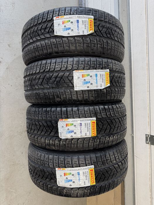 Jante Originale Audi S Line R19 A6 A7 A8 echipate iarna noi Pirelli