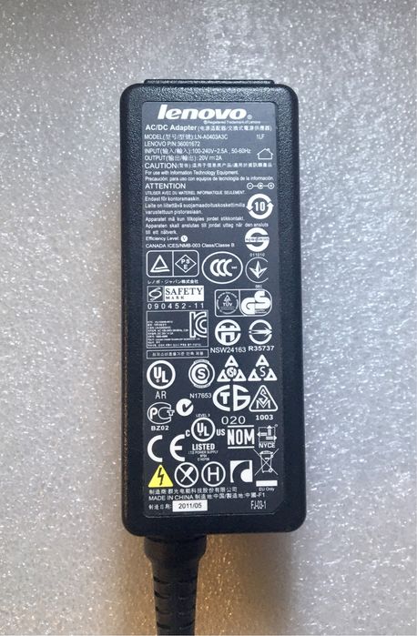 Incarcator laptop Lenovo 20 V / 2 A - original
