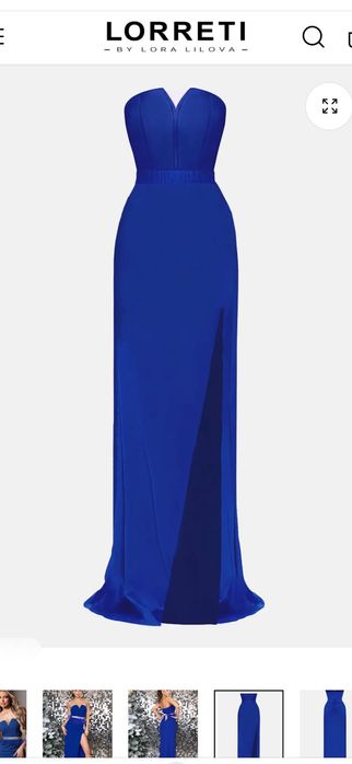 Кобалтово синя рокля - Loretti
