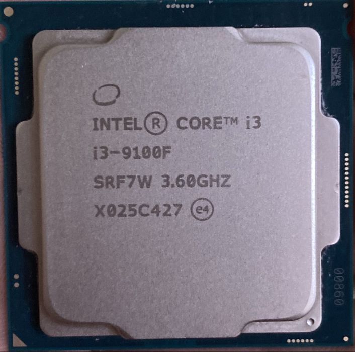 Procesor i3-9100F 3.60 ghz