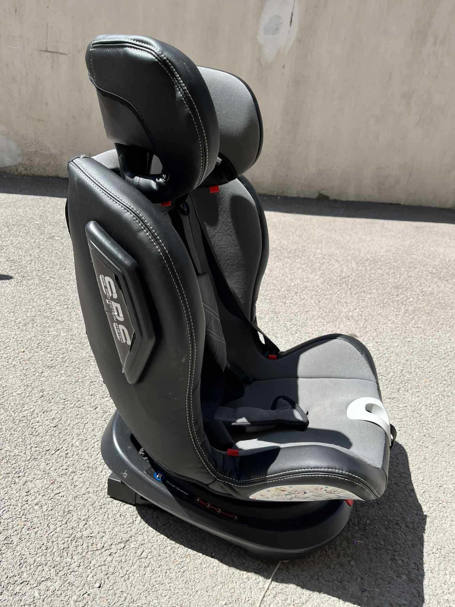 Стол за кола Moni Motion 360° с Isofix черен