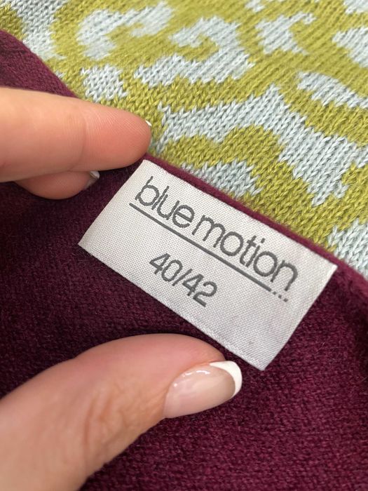 BLUE MOTION размер М дамски кашмирен пуловер 100% КАШМИР Бургунди
